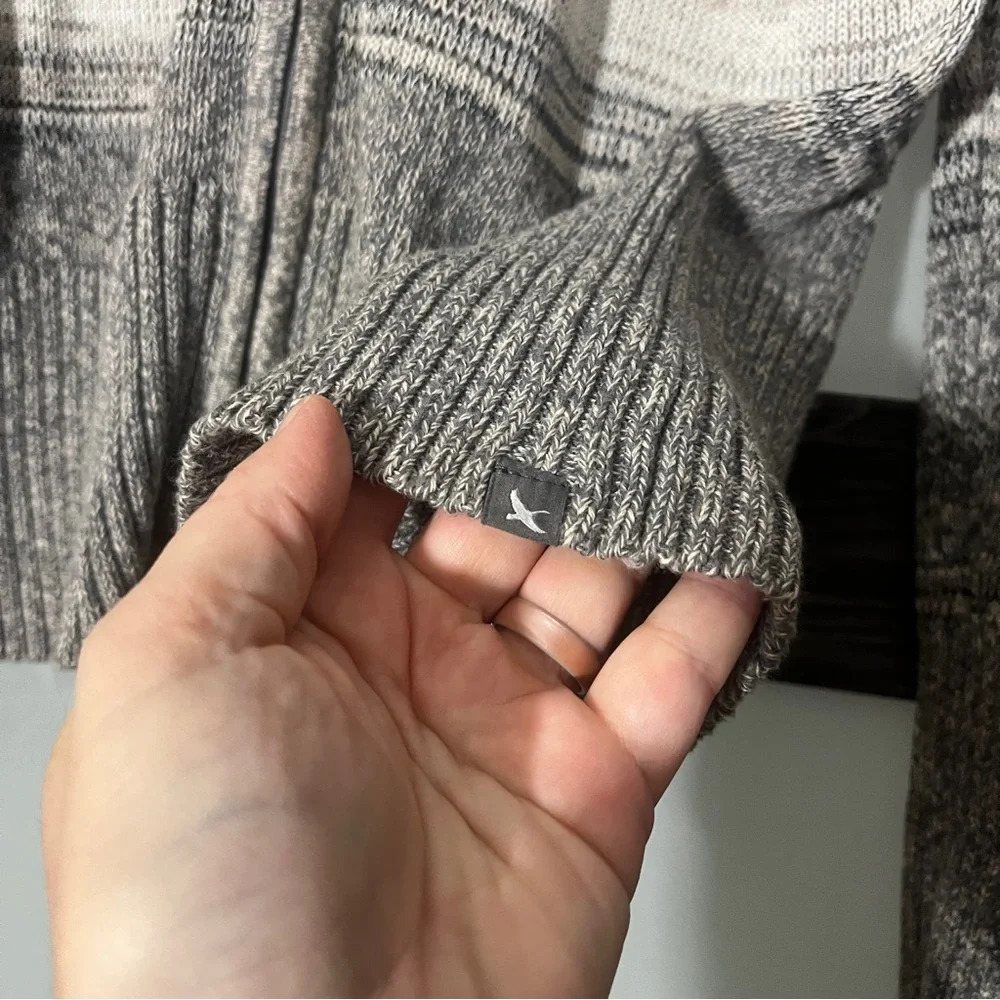 Eddie Bauer Grandmacore Women's PM Cotton Sweater Cardigan Chunky Full Zip - Picture 8 of 10